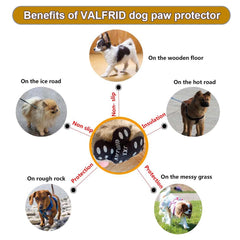 VALFRID adhesivo hipoalergénico protege las patas sin irritación.