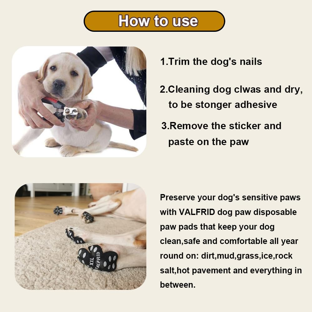 VALFRID protector patas perro zapatillas para patitas con tracción y estabilidad.