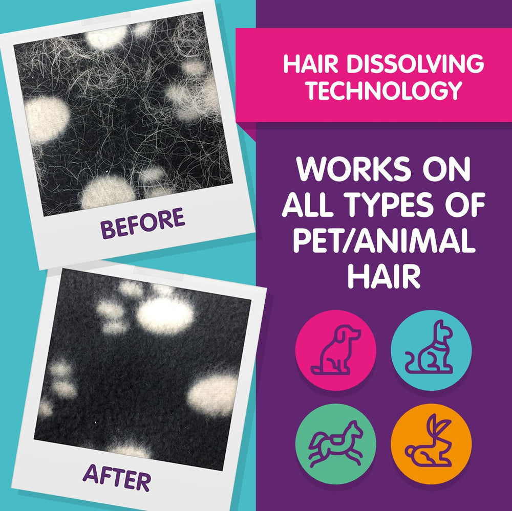 Vamoosh oxigeno-activo: descompone keratina del pelo de mascotas.