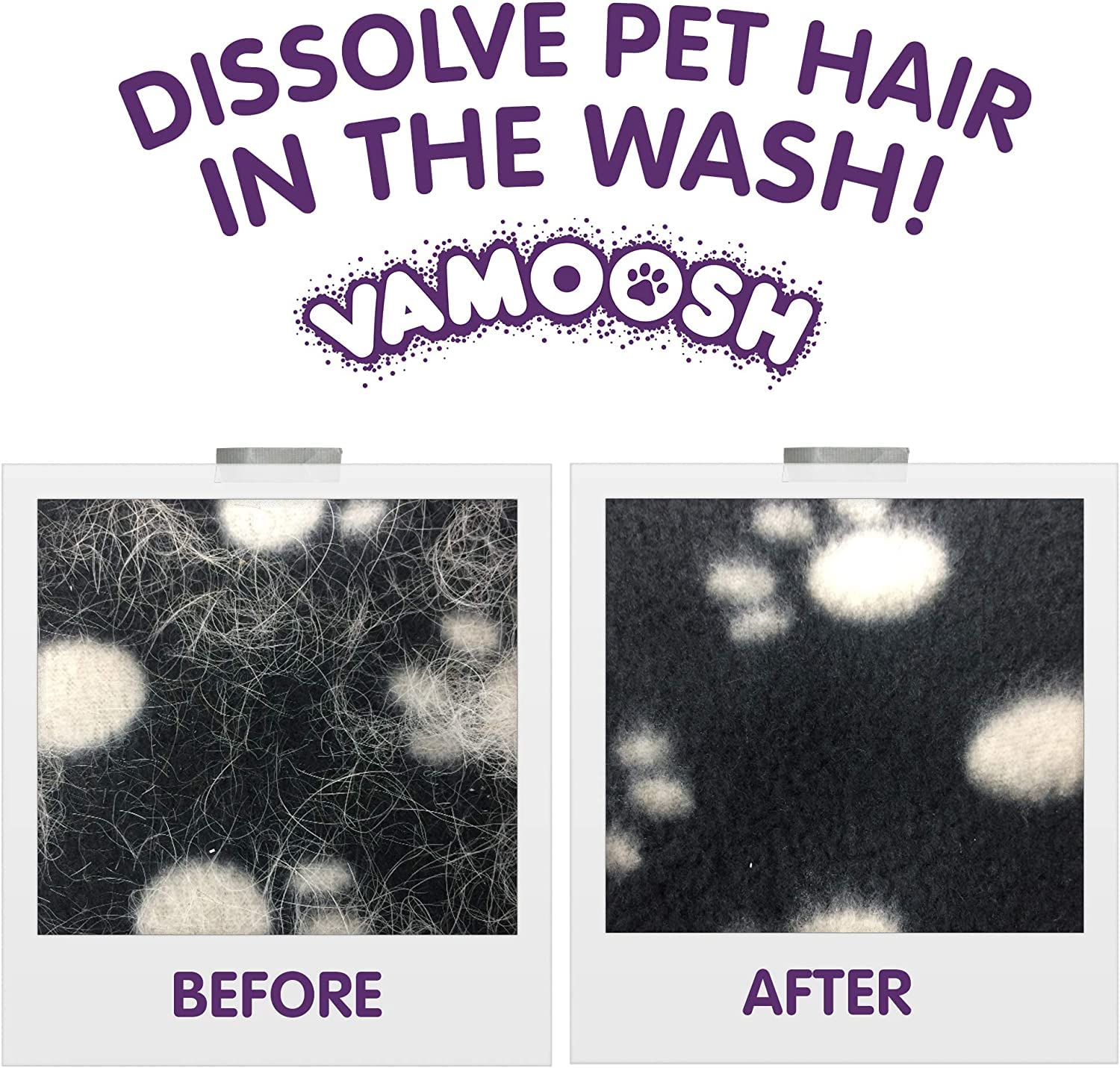 Pelo disuelto en el lavado gracias a Vamoosh