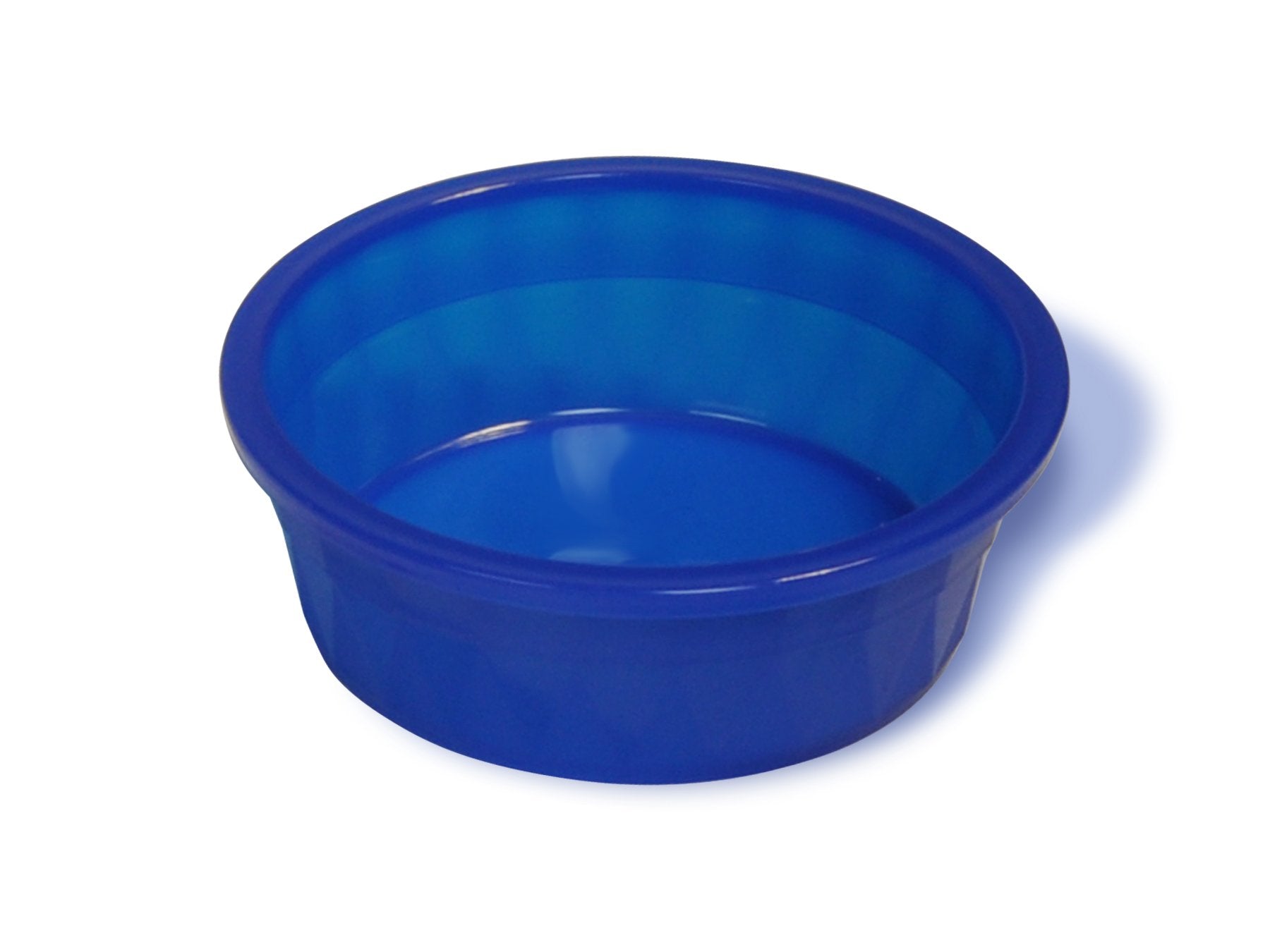 Van Ness crock grande translúcido azul para comida o agua de perros grandes.