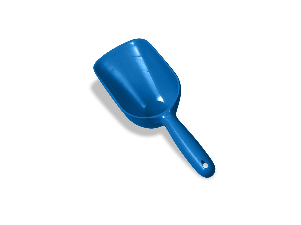 Cucharón Van Ness para comida de mascotas de 1 taza, ideal para porciones precisas.