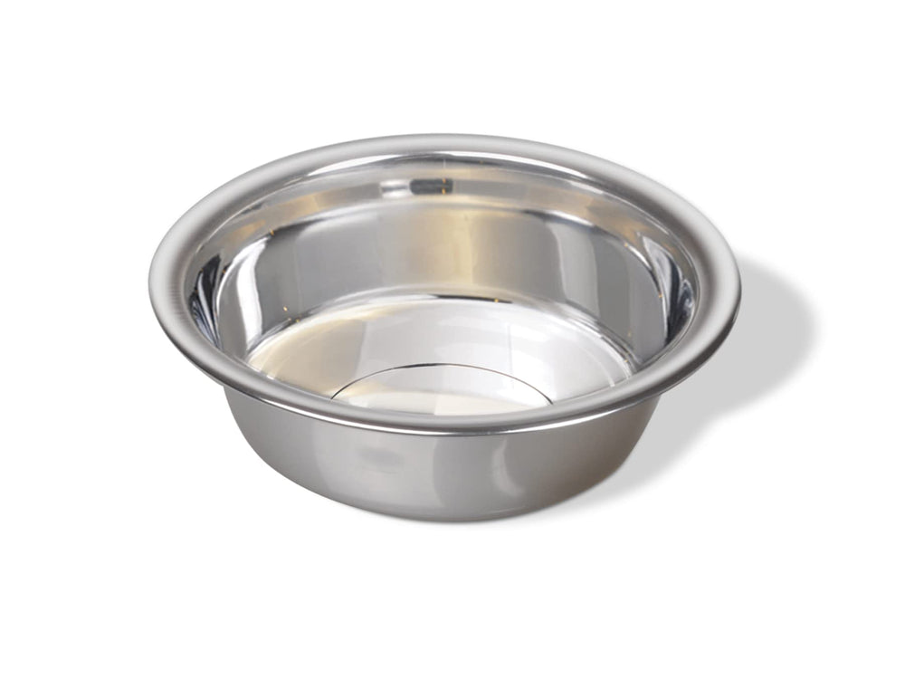 Van Ness cuenco ligero de acero inoxidable, capacidad de 64 onzas, ideal para perros grandes.