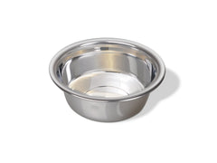 Van Ness plato para perros de acero inoxidable con interior pulido, ideal para comida y agua.