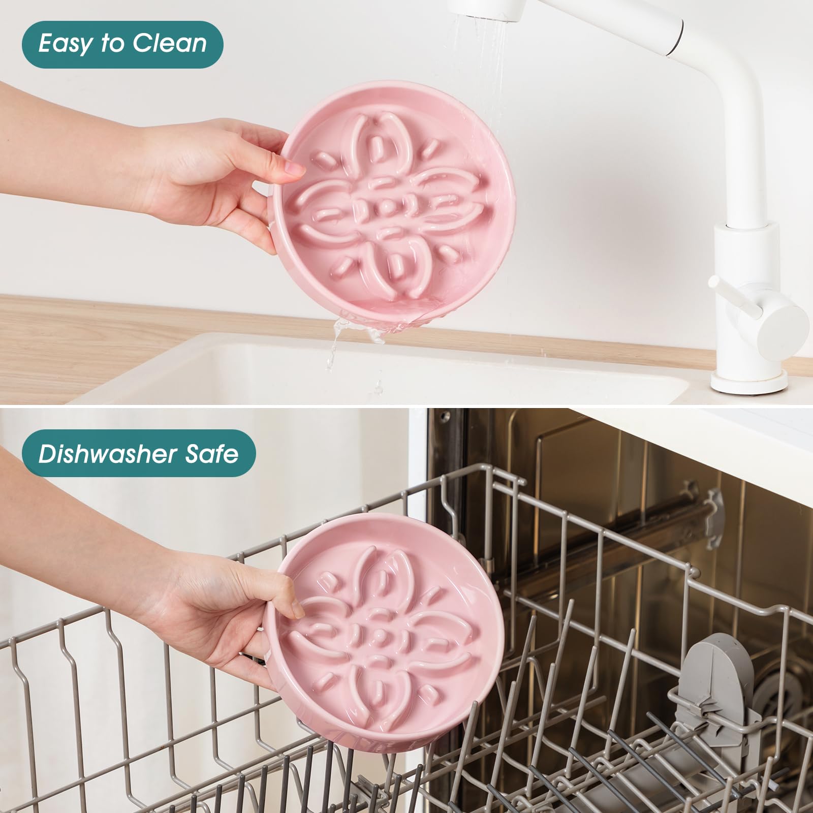Ceramica premium no toxica, facil de limpiar.