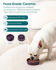 Vancasso tazón medio 1,5 tazas para perros pequeños y medianos.