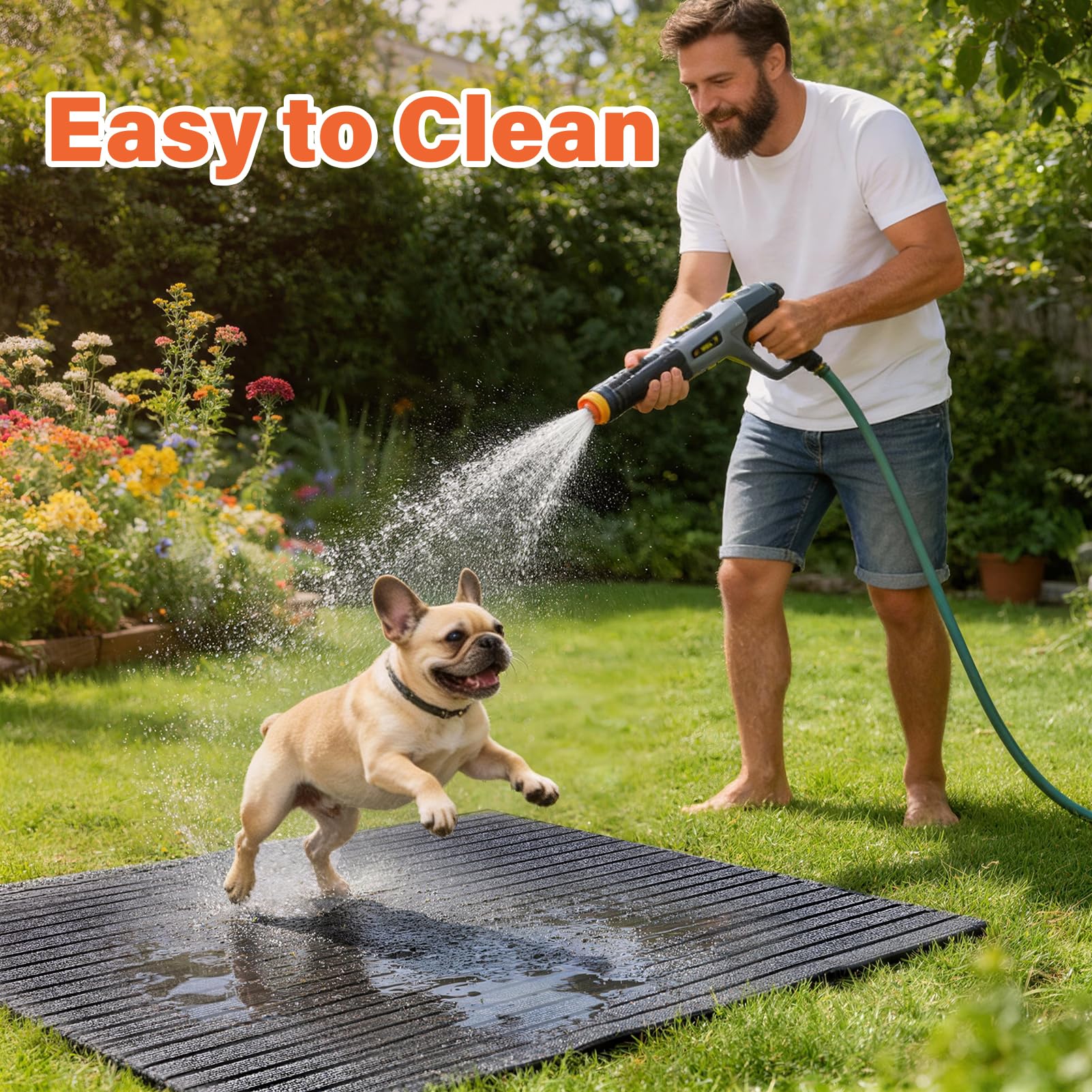 Varrisin jaula perro: muestra superficie absorbente para controlar la humedad.