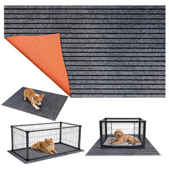 Alfombra varrisin para jaula de perro: protección impermeable y limpieza rápida.