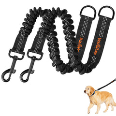 VavoPaw extensor de correa elástica para perro grande, mejora libertad controlada.