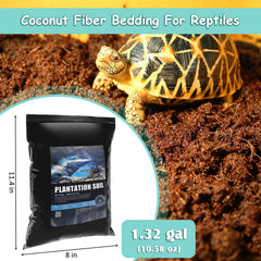 VCEPJH Substrato Coco Retiene Agua: ayuda a mantener la humedad estable para reptiles.