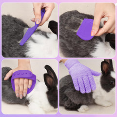 VCZONE brocha de baño para mascotas con champú, baño cómodo.