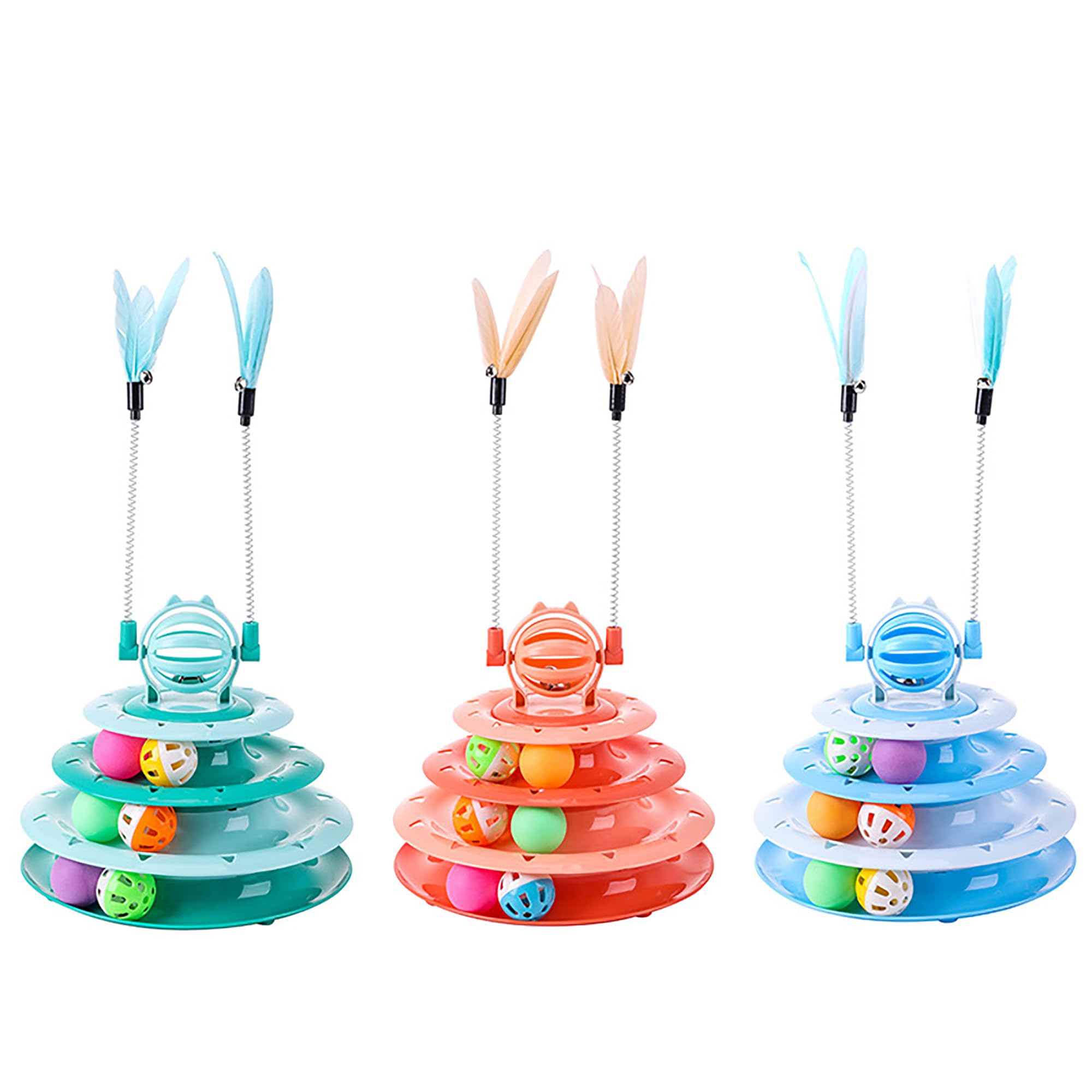 Vealind Ideal para varios gatos, fomenta juego compartido y convivencia.