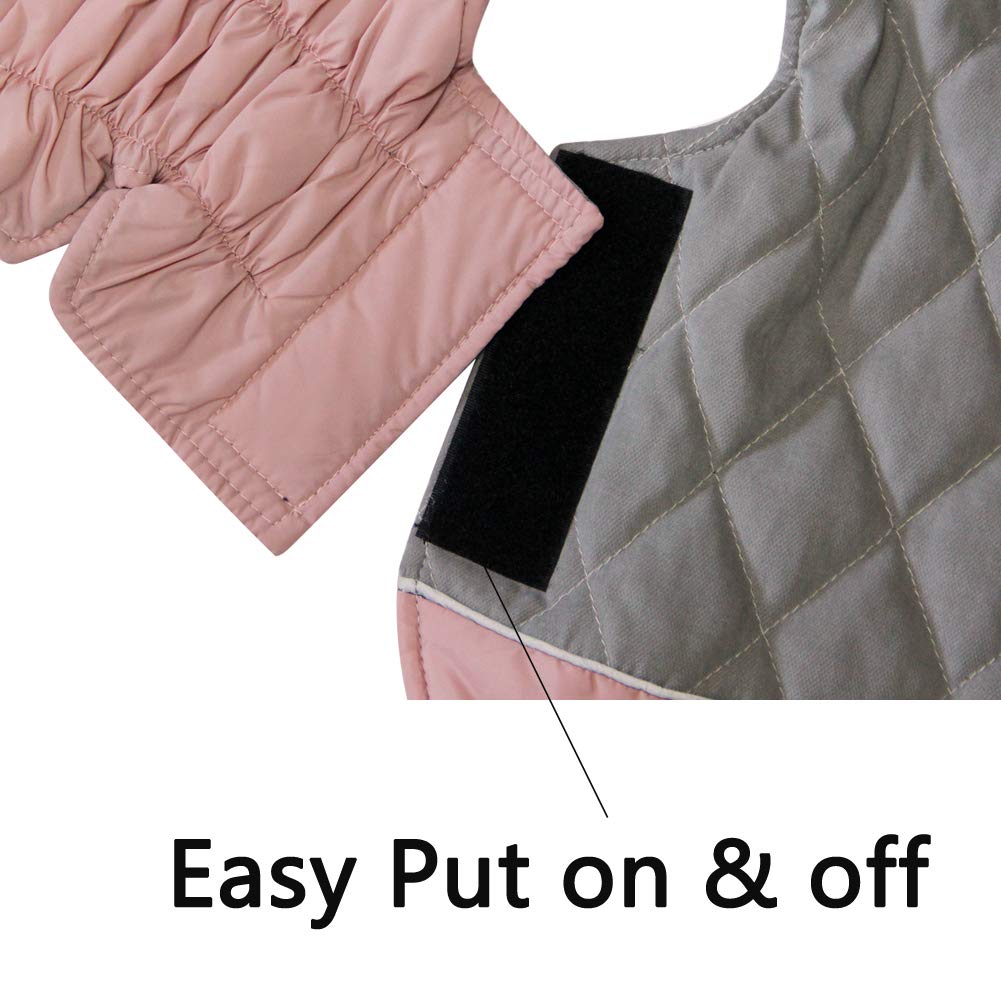 Diseño reflectante Vecomfy en espalda y cuello para visibilidad nocturna