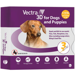 Vectra 3D: bote de aplicación para perro pequeño, fácil de usar en casa.