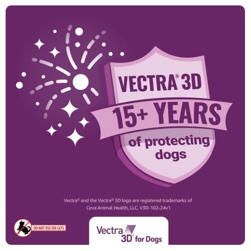 Vectra 3D para perro extra pequeño, protección de 6 meses con uso mensual.