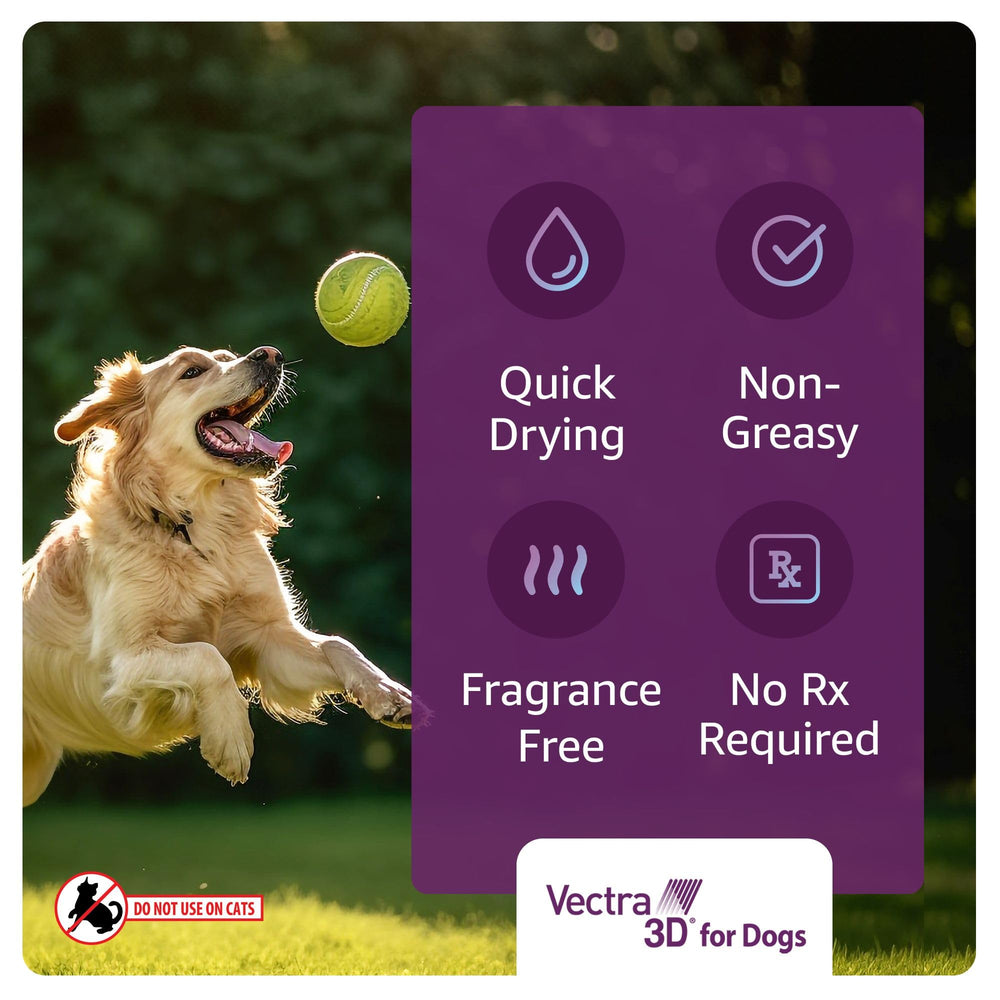 Vectra 3D para perro extra pequeño, cómodo de usar sin grasa.