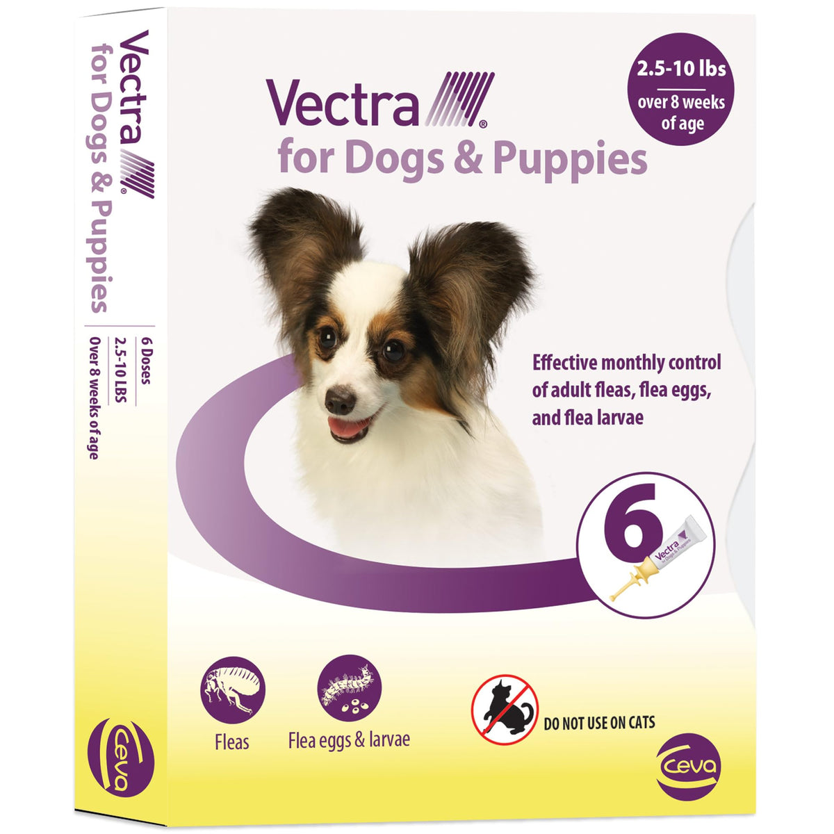 Vectra frasco-aplicacion-perros-cachorros: proteccion contra pulgas.