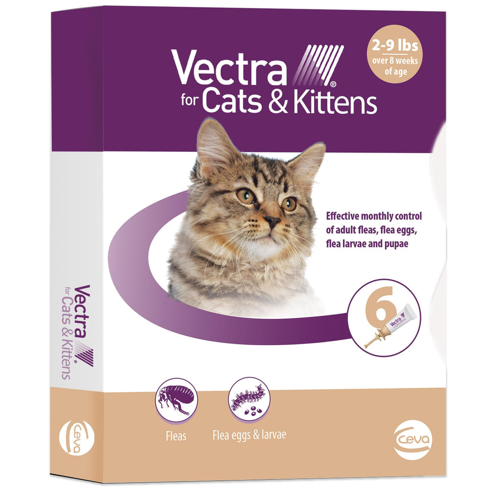 Vectra para gatos y gatitos, aplicador redondeado facilita la dosificación.