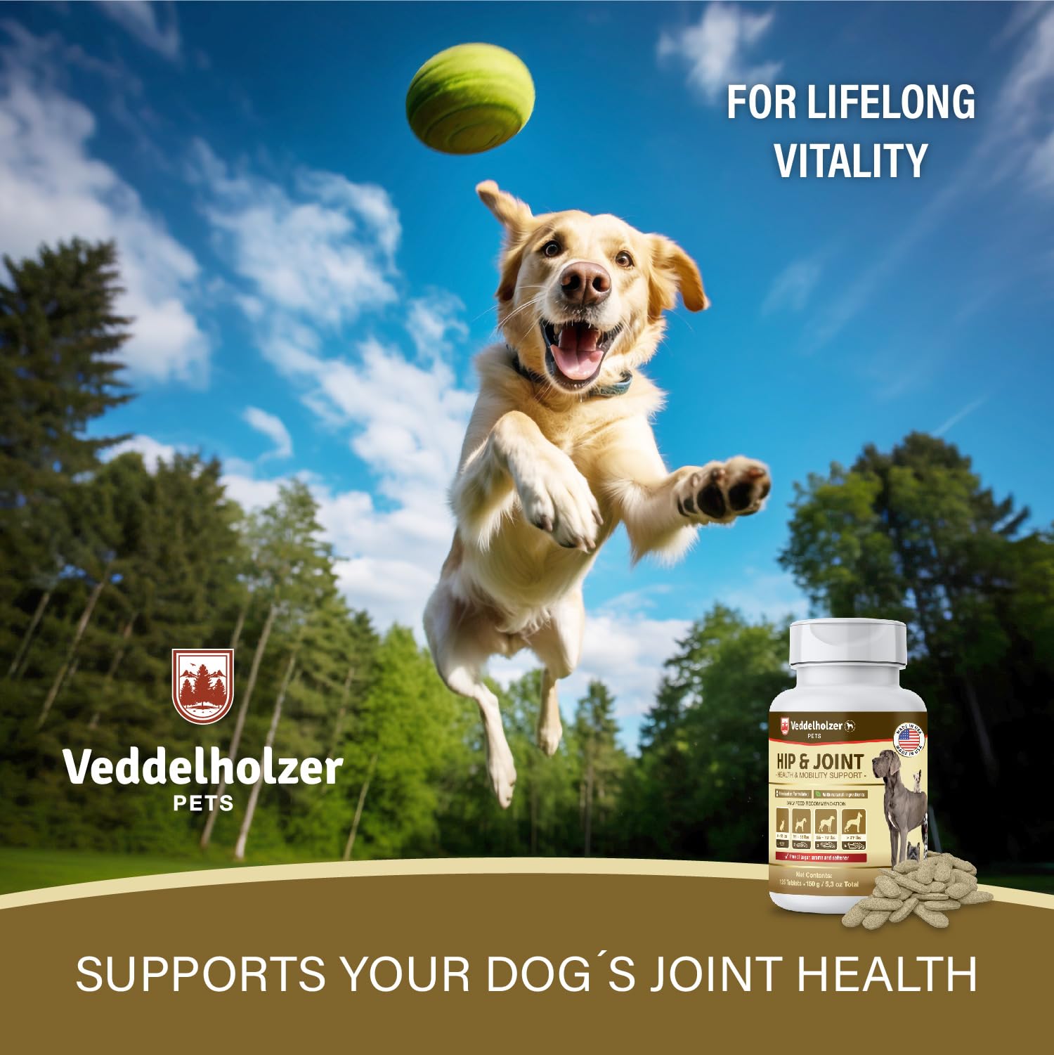 Veddelholzer seguridad y uso sencillo para articulaciones de perros