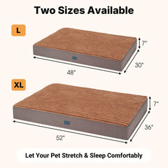 Base antideslizante mantiene estable la cama ortopédica Veehoo