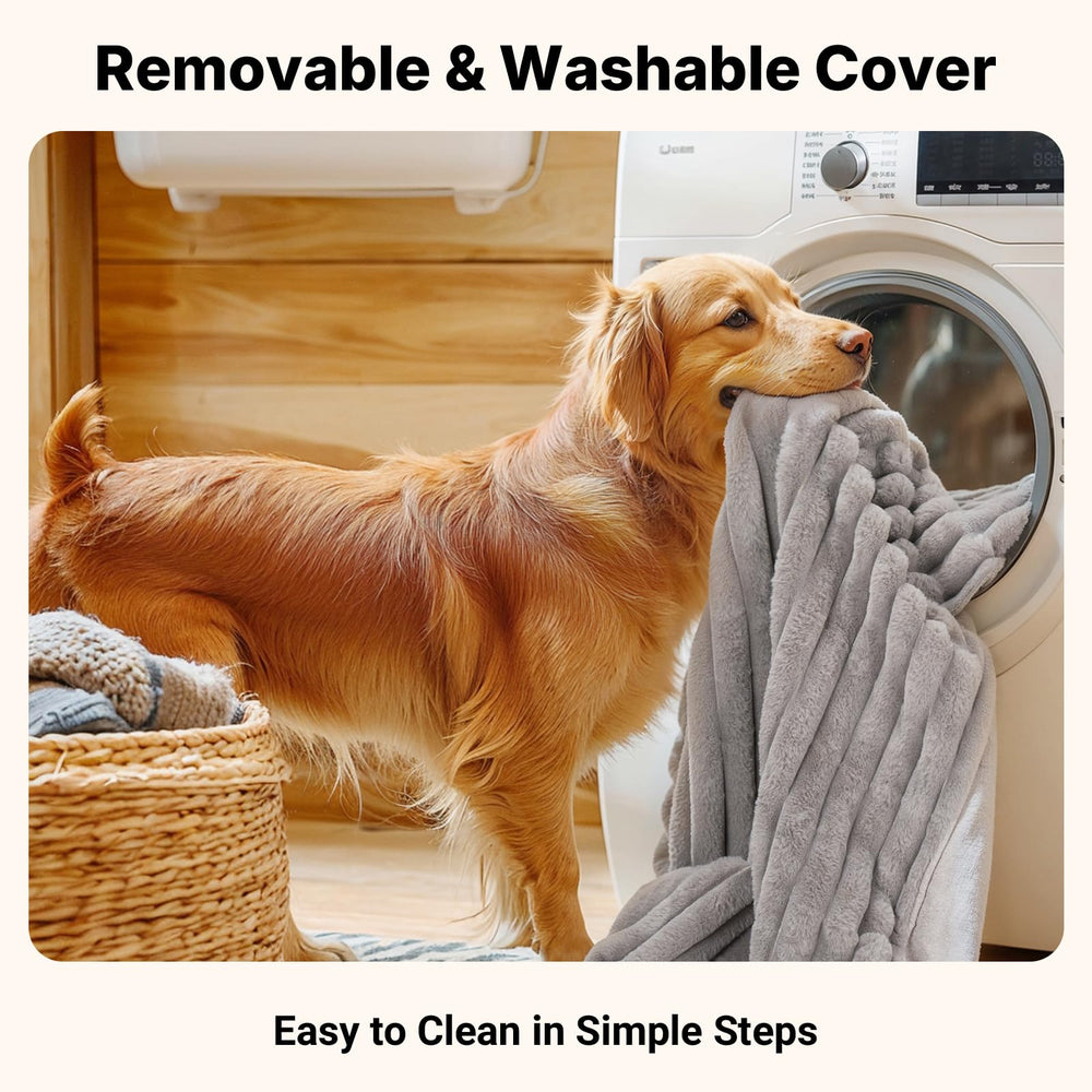 Diseño ergonómico de la cama ortopédica Veehoo para perros mayores