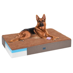 Cama ortopédica Veehoo para perro XL con espuma de memoria y alivio de articulaciones