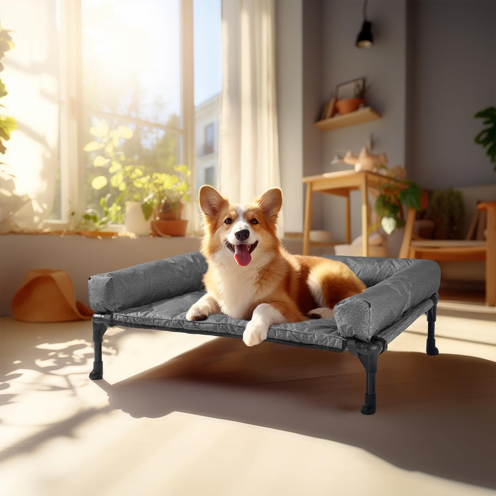 Veehoo cama con superficie impermeable, limpieza rápida para mascotas activas