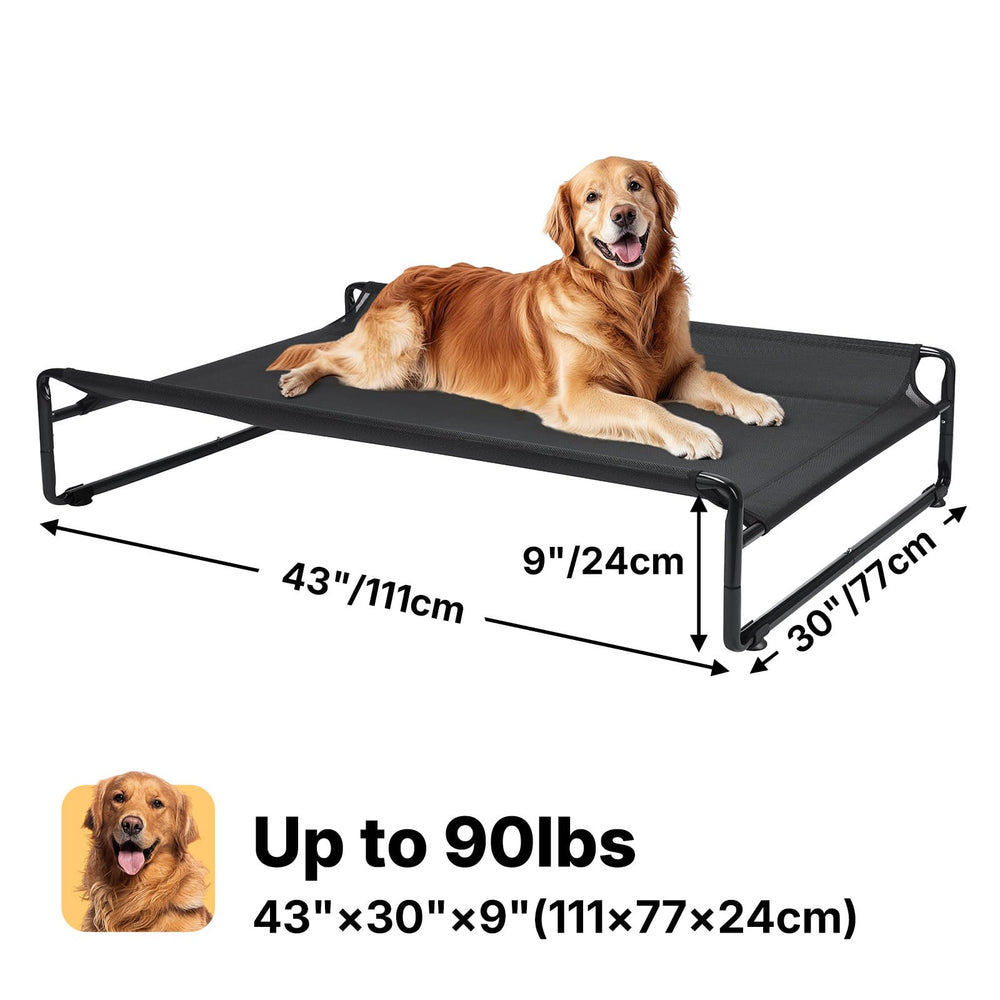 Veehoo: cama para perros grandes de 42 pulgadas.