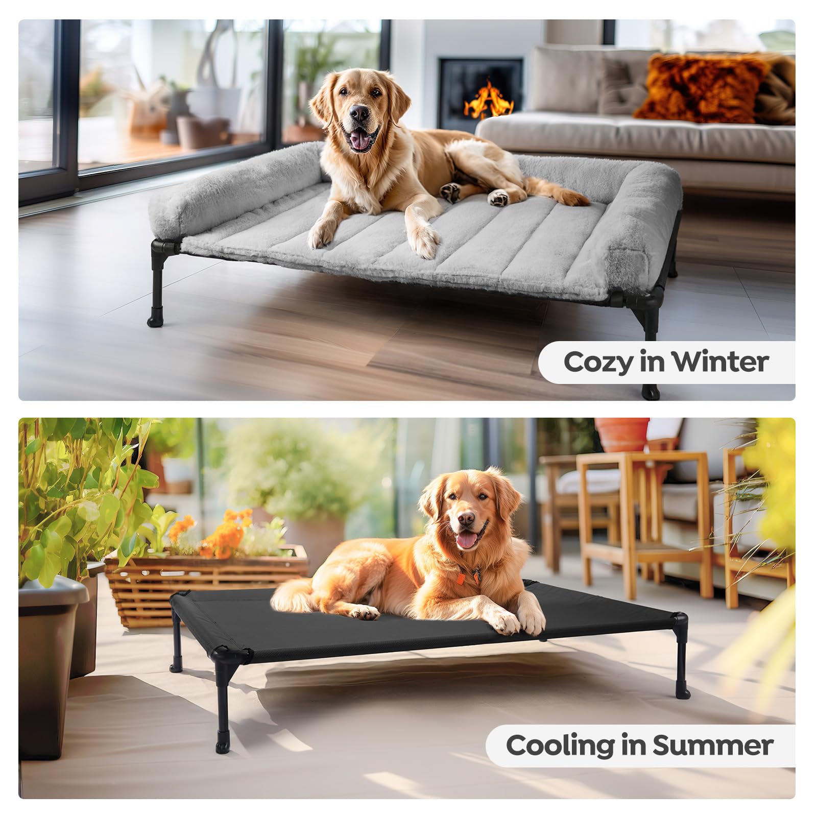 Colchón desmontable y lavable de Veehoo para limpieza rápida