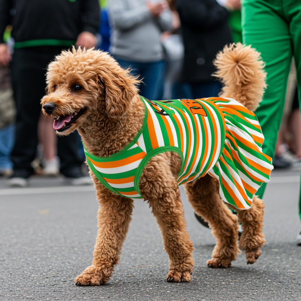 Conjunto Vehomy de dos vestidos para perros, opción versátil para eventos.