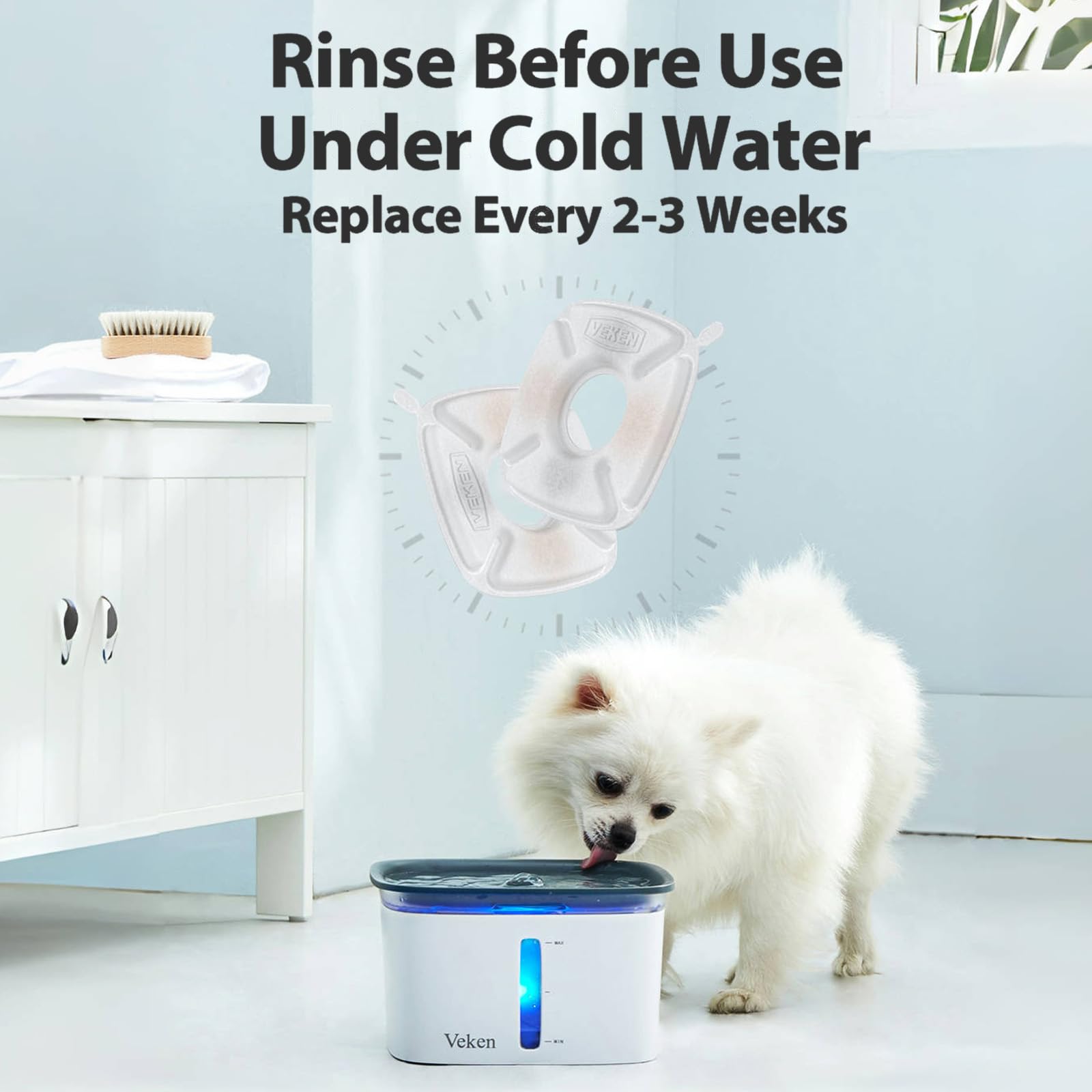 Envase individual de filtros Veken mantiene calidad y frescura