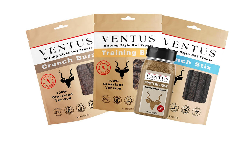 Ventus aderezo perro ciervo nutrición natural: enriquecido con vitaminas y minerales.