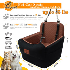 VERGODPRO sistema de seguridad para perro en coche brindando sujeción estable