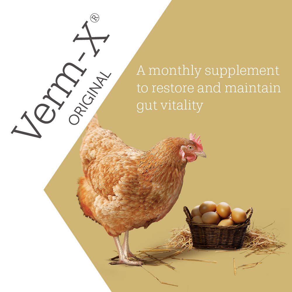 Verm-X: ingredientes herbales naturales para aves de corral