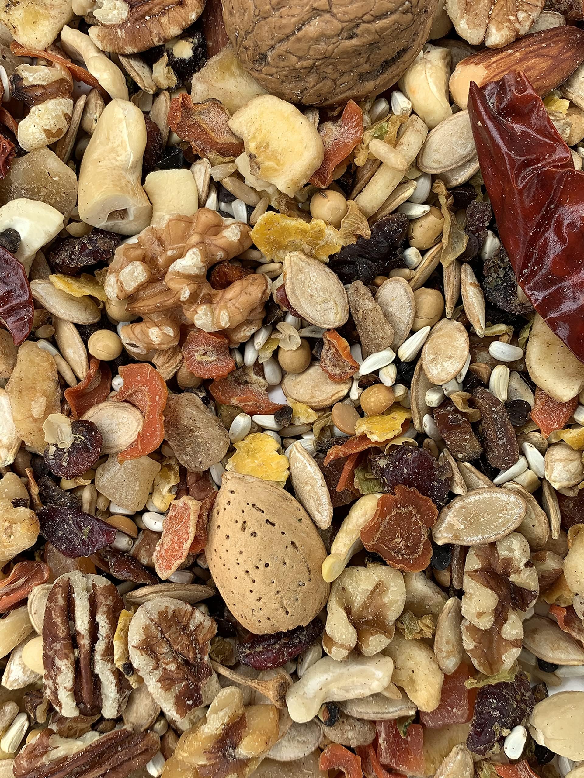Versele-Laga VL Goldenfeast Amazon Blend, ingredientes-clave para una dieta equilibrada.