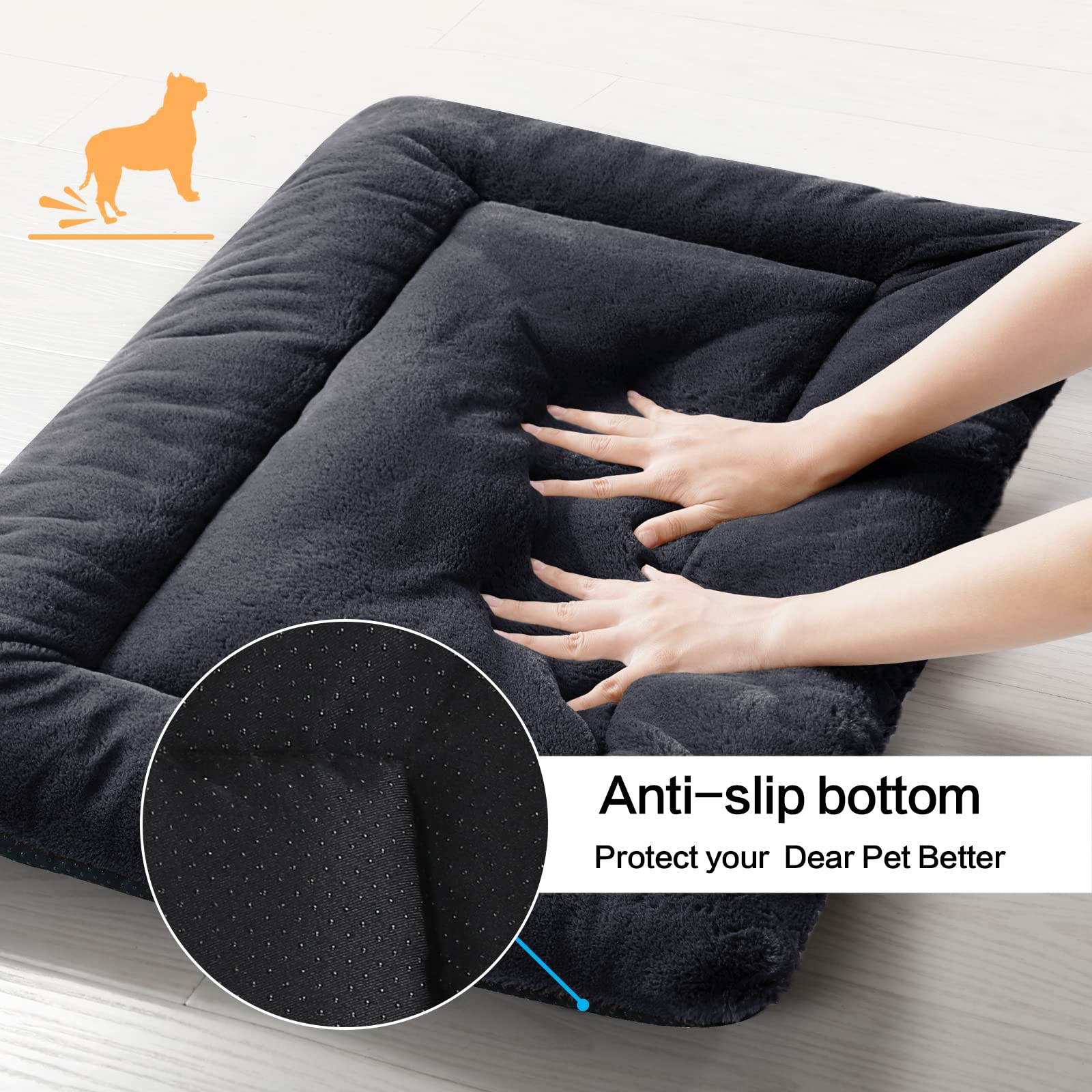 VERZEY Cama para perro 36 pulgadas, confort y hogar en cualquier lugar