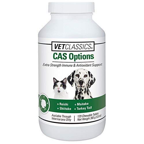 Vet Classics CAS Options antioxidantes naturales para apoyar la salud de mascotas.