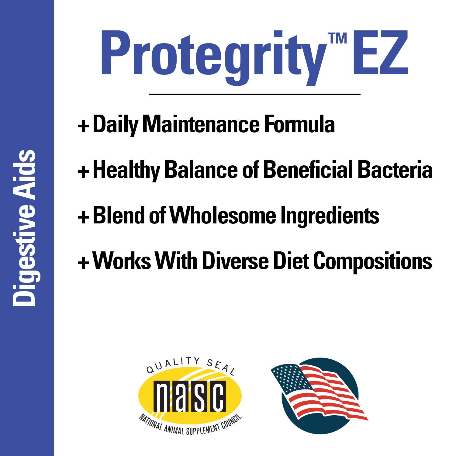 Protegrity EZ, mezcla de enzimas y probióticos para apoyar la digestión diaria.