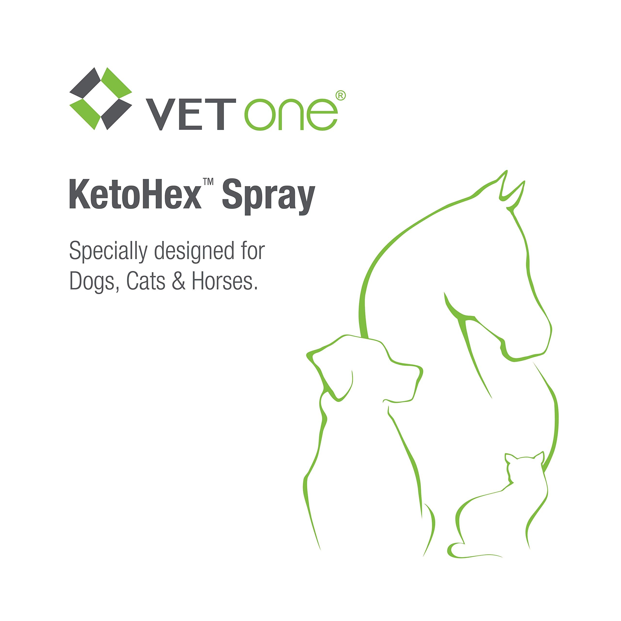 Vet One Ketohex Aerosol: textura suave que facilita la aplicación sin irritar