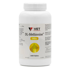 V.E.T. PHARMACEUTICALS DL Metionina, empaque práctico para uso diario.