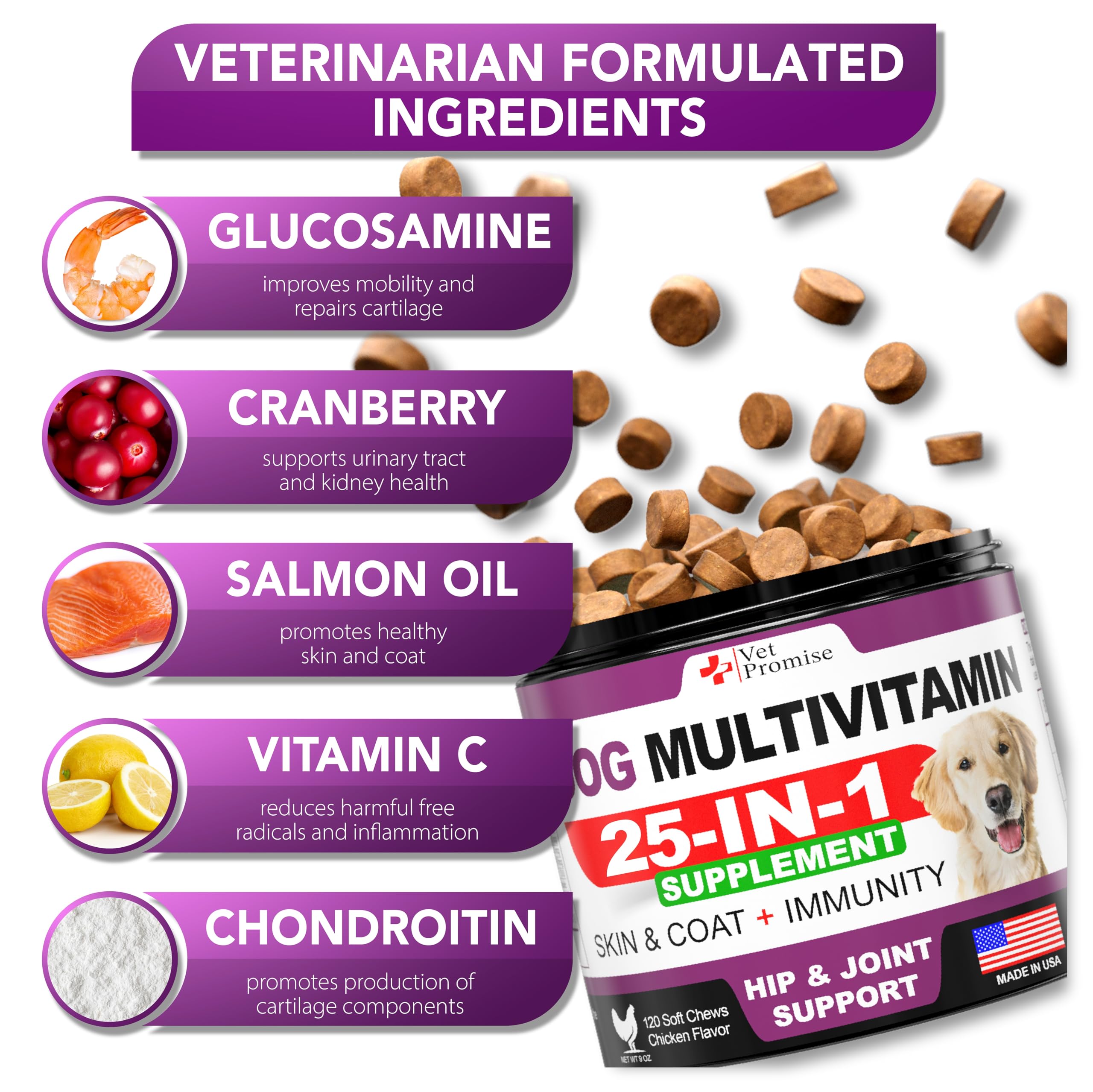 Vet Promise cuida piel y pelaje de perros con Omega-3 beneficiosos