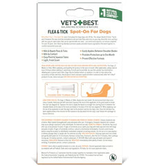Vet's Best aceites esenciales: clavo, tomillo y canela para repeler pulgas y garrapatas.