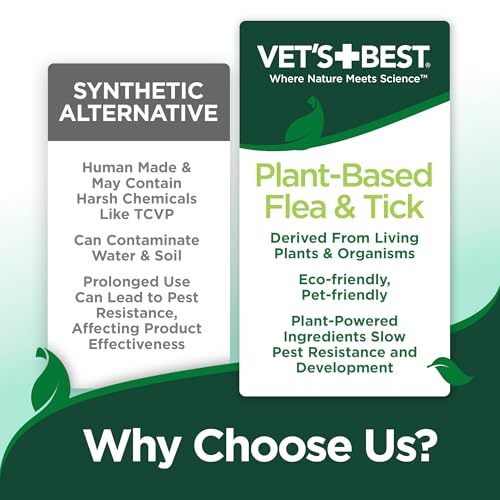 Vet's Best: aplicación en perro de 12 semanas o más para tratamiento directo.