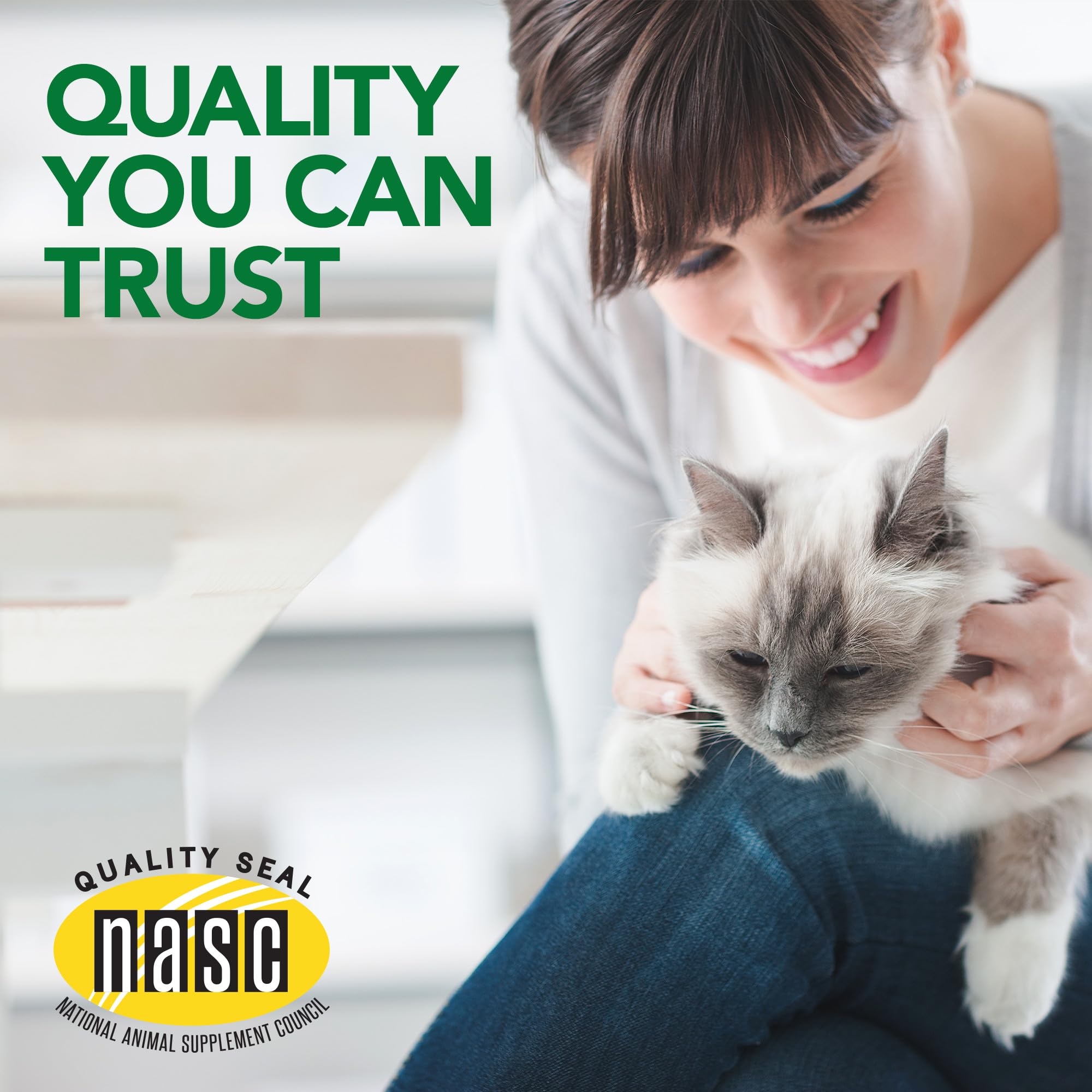 Vet's Best tabletas masticables sabor pollo uso diario seguro.