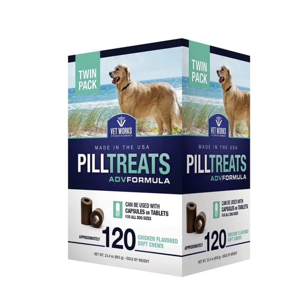 Vet Works pastillas gomosas sabor pollo para ocultar píldoras