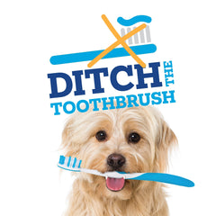 Vetality masticables dentales para perros, aliento más fresco tras la masticación.