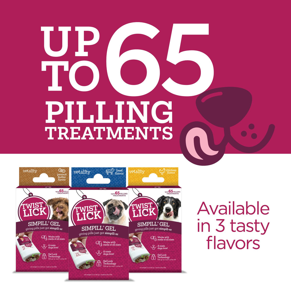 Vetality Twist + Lick SimPill, hecho en Estados Unidos para mayor confianza.