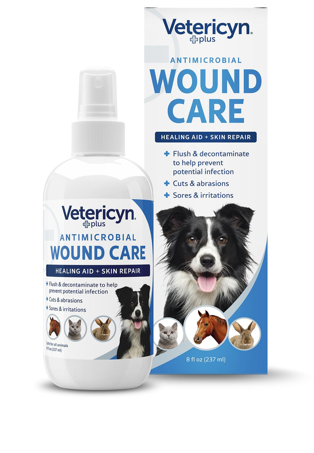 Vetericyn Plus: cuidado de heridas en perros con spray para limpieza de cortes