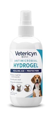 Gel, aplicación tópica para piel sensible de mascotas, favorece la limpieza y protección de heridas.
