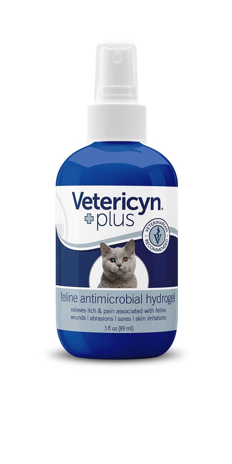 Vetericyn Plus hecho en EE. UU. para cuidado felino en casa